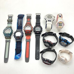 F027-□ 腕時計 10点セット CASIO カシオ G-SHOCK PRO TREK The G baby-G ETHNO-G X-treme デジタル アナデジ メンズ レディース 稼働品有