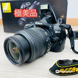 極美品 NIKON 一眼レフ D3000 AF-S DX 18-55mm VR