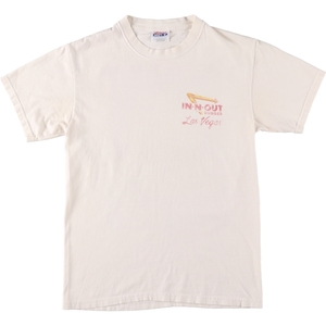 古着 00年代 ヘインズ Hanes IN-N-OUT BURGER アドバタイジングTシャツ レディースS相当 /eaa476108 【Elulu/エルル】