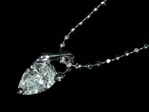 OO13761SS【1円～】新品仕上【RK宝石】≪DIAMOND≫ 極上ダイヤモンド 大粒0.536ct Pt900 Pt850 高級 一粒ダイヤ ネックレス ダイヤ