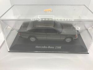 1/43 Mercedes Benz メルセデスベンツ　230E ミニチャンプス 1991 グレーメタリック　ケース未開封