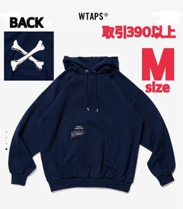 WTAPS 2022FW CROSS BONES HOODY NAVY Mサイズ ダブルタップス クロスボーン フーディー ネイビー MEDIUM HOODIE パーカー