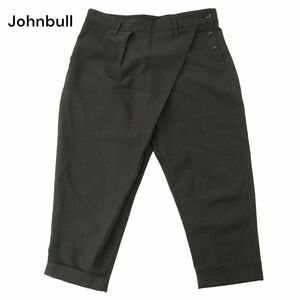 Johnbull ジョンブル 春夏 AP116 タイパンツ風★ クロップド サルエル パンツ Sz.M　レディース 日本製　A4B03465_7#P