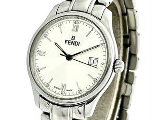 11N4★稼働★ FENDI/フェンディ 210G オロロジ デイト 腕時計 Quartz mens watch