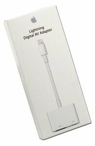 美品 アップル Apple ライトニング デジタル AV アダプタ Lightning Digital AV Adapter MD826AM/A HDMI 変換 映像機器 映像用 ケーブル