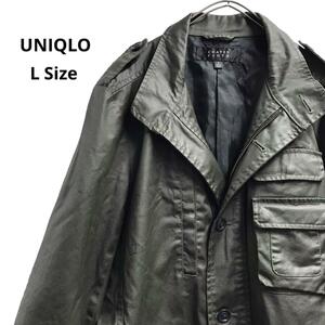 UNIQLOミリタリージャケット　秋冬　カーキ　メンズL b28