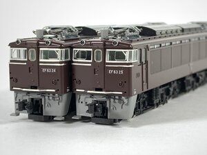 9-172＊Nゲージ TOMIX 98922 JR EF63形 電気機関車 (24・25号機・茶色)セット 限定品 トミックス 鉄道模型(nac)