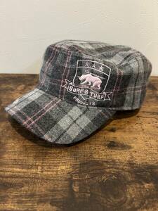 SURF&TURFサーフアンドターフ★CAP/GRAY×PINK