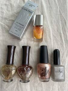 【まとめてメイル・マニュキュア５本セット】MAC・ランコム・OPI★ネイルカラー