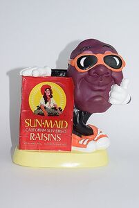 80’s カリフォルニアレーズン Vintage ビンテージ 貯金箱 検 アドバタイジング PVC ソフビ CALIFORNIA RAISINS 企業物 ジミヘン マイケル