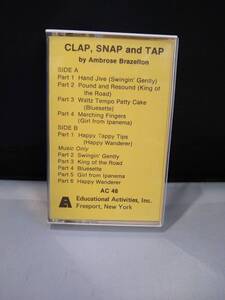 C6212　カセットテープ　Ambrose Brazelton Clap, Snap And Tap