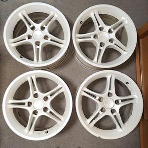 ADVAN AVS5アルミホイール 16inch 5H 7.5J +32mm 2本 8J +35mm 2本 計4本セット R32 R33 R34 S14/15 FD3S FC3S SW20等にどうぞ！