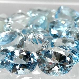 1円〜!!◯天然アクアマリンおまとめ60ct◯n ルース 裸石 宝石 ジュエリー jewelry aquamarine ベリル w4 27