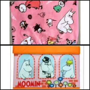 【MOOMIN】ムーミン 2点SET『フタ付き収納BOX＆ブランケット』全て新品