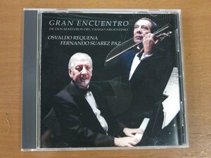 CD REQUENA + SUAREZ PAZ / GRAN ENCUENTRO DE DOS MAESTROS DEL TANGO ARGENTINO 中古品