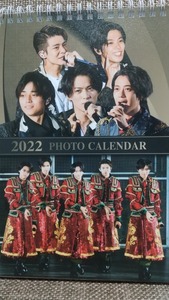 Travis Japan 2022PHOTO CALENDAR 卓上タイプ　柄表示シール付