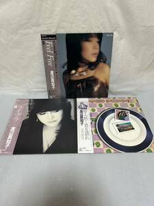 ◎S059◎LP レコード 渡辺真知子 Machiko Watanabe 3枚まとめて/FEEL FREE/唇よ熱く君を語れ 渡辺真知子 ザ・ベスト/Libra ライブラ