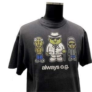 USA古着 00s ラップ Tシャツ メンズLサイズ 黒 / 2PAC ノートリアスBIG ビギー Eazy-E Biggie ラッパー A BATHING APE マイロ キャラクター