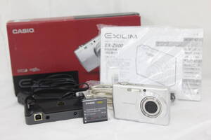 【美品 返品保証】 【元箱付き】カシオ Casio Exilim EX-Z600 3x バッテリー チャージャー付き コンパクトデジタルカメラ v8744