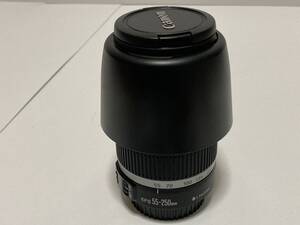 CANON デジタル一眼レフ用　レンズ　EFS 55-250㎜　IMAGE STABILIZER　1：4-5.6 動作未確認