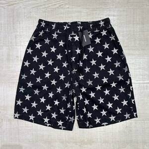 22ss 2022 MINEDENIM マインデニム HAZY STAR DENIM SURF SHORTS かすれ スター サーフ ショーツ BLACK ブラック サイズ 1 定価26.400円