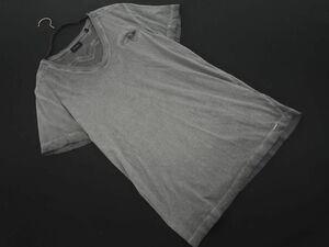 DIESEL ディーゼル Vネック Tシャツ sizeS/グレー ■◆ ☆ efb2 メンズ