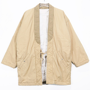 VISVIM ビズビム コート 18AW DOTERA MIL COAT(GIZA C/NY) ヴィズヴィム ドテラ ミル コート アウター ジャケット 羽織 ベージュ Sepk