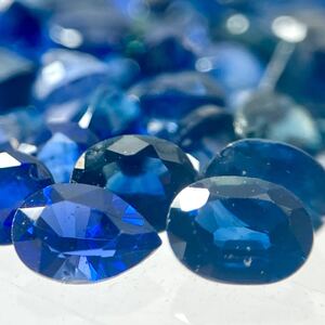 1円〜!!◆サファイアおまとめ25ct◆d 約5g ルース 裸石 宝石 Sapphire コランダム jewelry ジュエリー ブルー w3/82