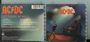 #7276 中古CD AC/DC ロック魂 LET THERE BE ROCK AMCY-35 ケース交換済み ※紙類ヤケ有