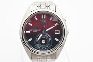 稼働品 オリエント デイデイト ラウンド シルバー EM04-C2 自動巻き メンズ 腕時計 ORIENT