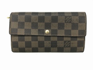 50010 本物保証　値下げしました！ LOUIS VUITTON ヴィトン 長財布 ダミエ サラ 財布