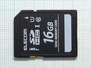 ★ELECOM ＳＤＨＣ メモリーカード １６ＧＢ 中古★送料８５円・１８５円