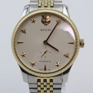 グッチ/GUCCI/Gタイムレス/126.3/YA126356/スモセコ/コンビカラー/メンズ/自動巻き/AT/タイガーヘッド