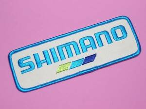 シマノ ロゴ 大 ワッペン SHIMANO エンブレム パッチt 147-48mm