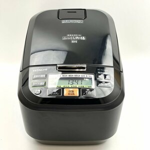 A) HITACHI ヒタチ ふっくら御膳 圧力＆スチーム IHジャー 炊飯器 RZ-TS105M シャイニーブラック 2022年製 中古 調理家電 USED