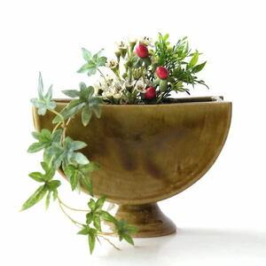 花瓶 花びん 陶器 花器 一輪挿し おしゃれ フラワーベース 和陶器ベース 三
