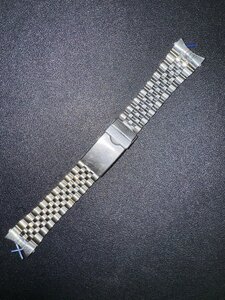 中古 PLANTA GENET 汎用 SEIKO CITIZEN CASIO シルバー系 ステンレスブレス SUS 幅: 20mm ブレス長: 170mm 管理No.14152