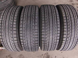 P2736　送料無料! バリ山 4本SET価格 225/65R17 ヨコハマ iceGUARD G075 スタッドレス 225/65-17 225/65/17 エアーチェック済!