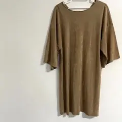 ZARA ザラベーシック 美品 スエードワンピース