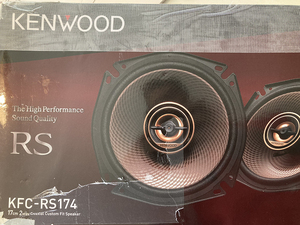 KENWOOD KFC-RS174　17cm 2way Coaxial Custom Fit Speaker　新品（撮影時に開封）