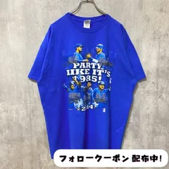 古着 used　GILDAN　ギルダン　MLB　カンザスシティ・ロイヤルズ　半袖プリントTシャツ　青　野球　レトロ　オーバーサイズ