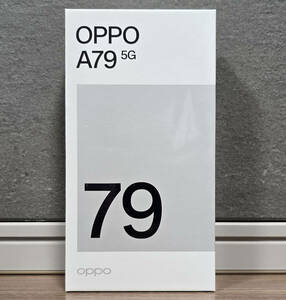 ★新品未開封★ OPPO A79 5G ミステリーブラック SIMフリー 128GB おサイフ、防水防塵対応　大画面スマートフォン