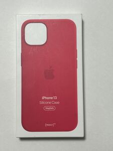 Apple純正 iPhone 13 シリコンケース 新品 レッド