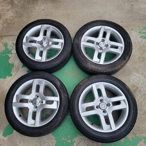 中古：【希少】Z12 キューブ 純正 アルミホイール 16インチ ブリヂストン ポテンザ BRIDGESTONE POTENZA RE080 195/55R16 2017年製