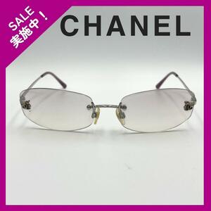 【美品】CHANEL シャネル ココマーク サングラス ブラウン系