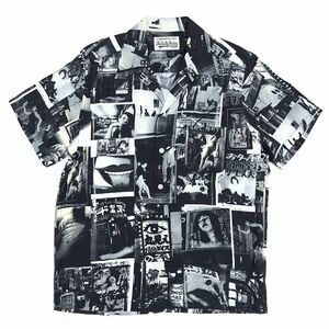 WACKO MARIA × 森山大道 ワコマリア HAWAIIAN SHIRT TYPE-4 ハワイアンシャツ アロハシャツ / M / ブラック / Guilty Parties WACKOMARIA