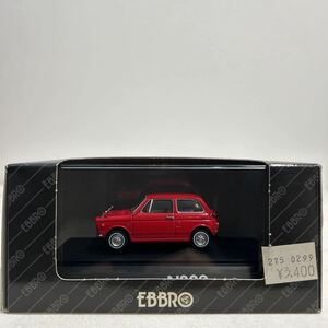 EBBRO 1/43 HONDA N360 Red エブロ ホンダ レッド 旧車 国産名車 1967 ミニカー モデルカー