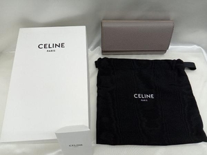 【CELINE】セリーヌ 長財布 ブランド レディース グレー 財布 中古