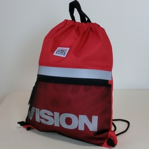 ビジョン　ナップサック　VSRP100　赤　p7235RDod　2,900円＋税　VISION STREET WEAR　大幅値下げ！！