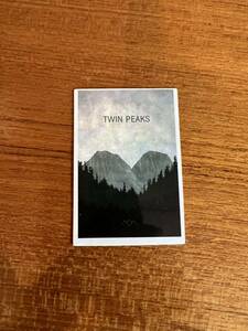 TWIN PEAKS ツインピークス ステッカー 新品 stickers David Lynch デビッドリンチ　映画　海外ドラマ　ハリウッド　グッズ　series a